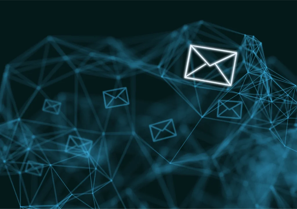 email being sent digitally